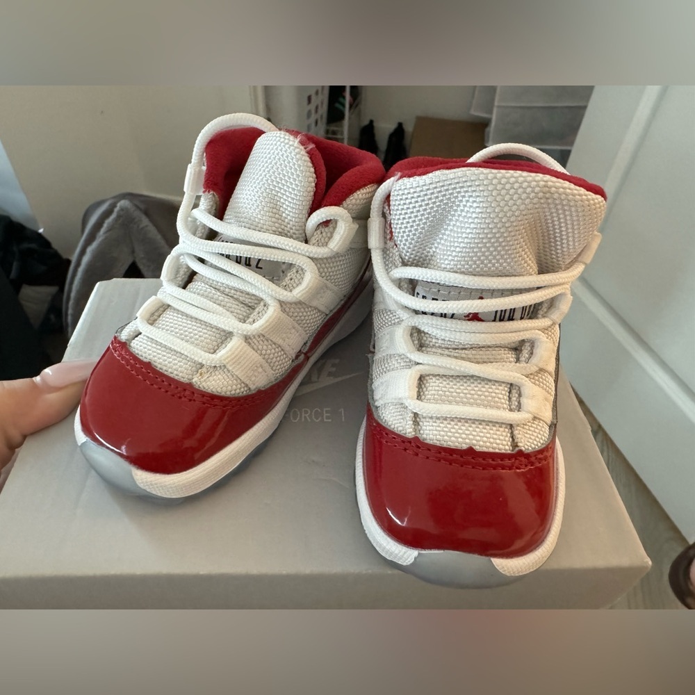 Jordan cherry 11's INFANT